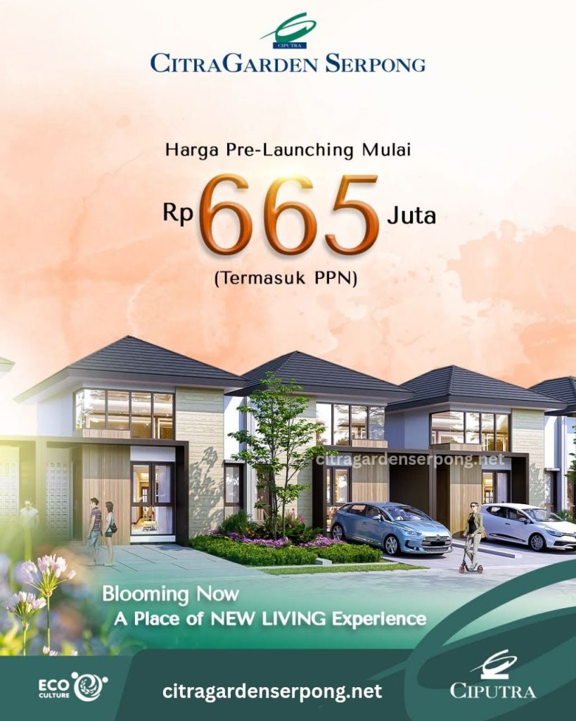 Cluster Chloe Citra Garden Serpong Cisauk