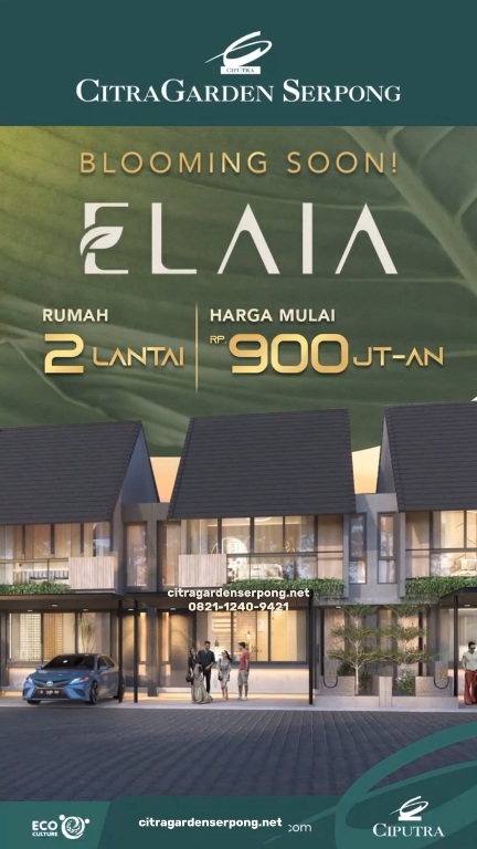 cluster elaia citra garden serpong